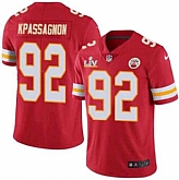 Nike Men & Women & Youth Chiefs 92 Tanoh Kpassagnon Red 2021 Super Bowl LV Vapor Untouchable Limited Jersey,baseball caps,new era cap wholesale,wholesale hats